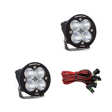 Baja Designs LED Light Pods Clear Lens Spot Pair Squadron R Pro 597801
